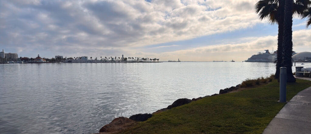 Bay views from The Hotel Maya Long Beach