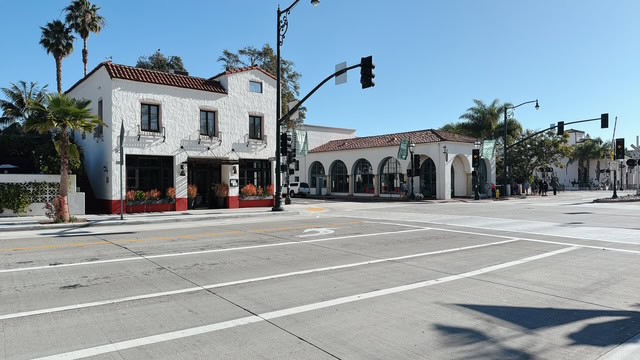 Santa Barbara in the Off-Season Streets