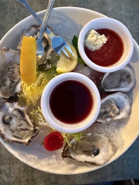 Oysters at Moby Dick