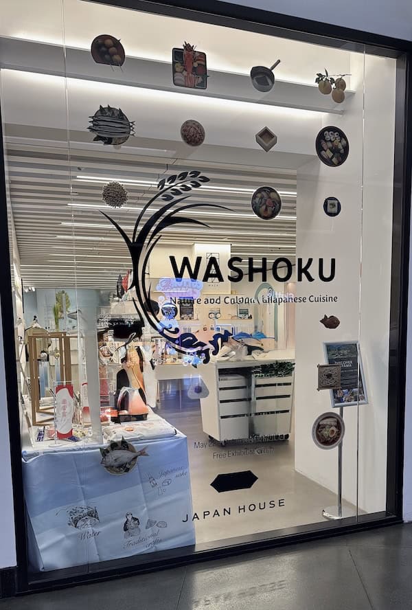 Washoku at JAPAN HOUSE Exhibit Outside