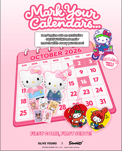 Olive Young x Sanrio